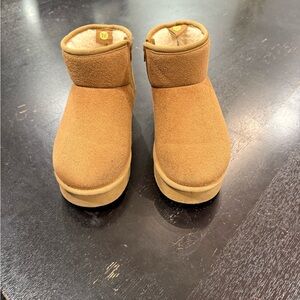 Ugg “inspired” Tan Suede Ankle Boots
